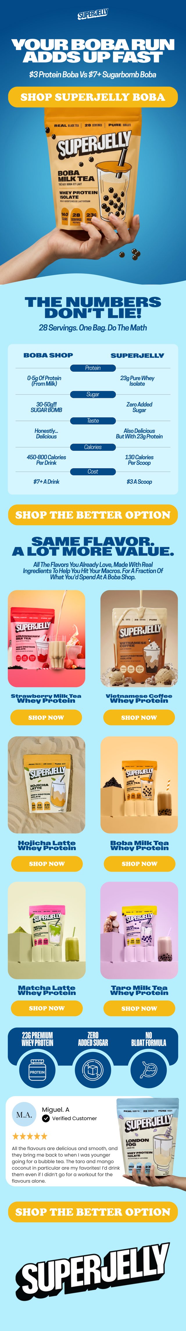 SUPERJELLY campaign email