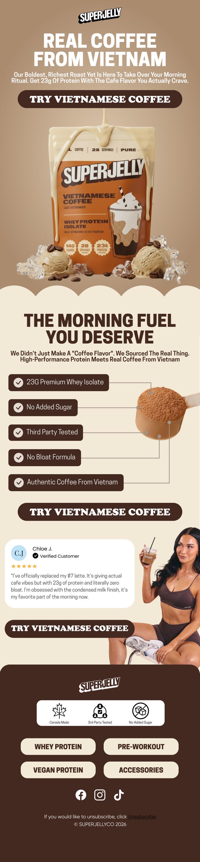 SUPERJELLY email design